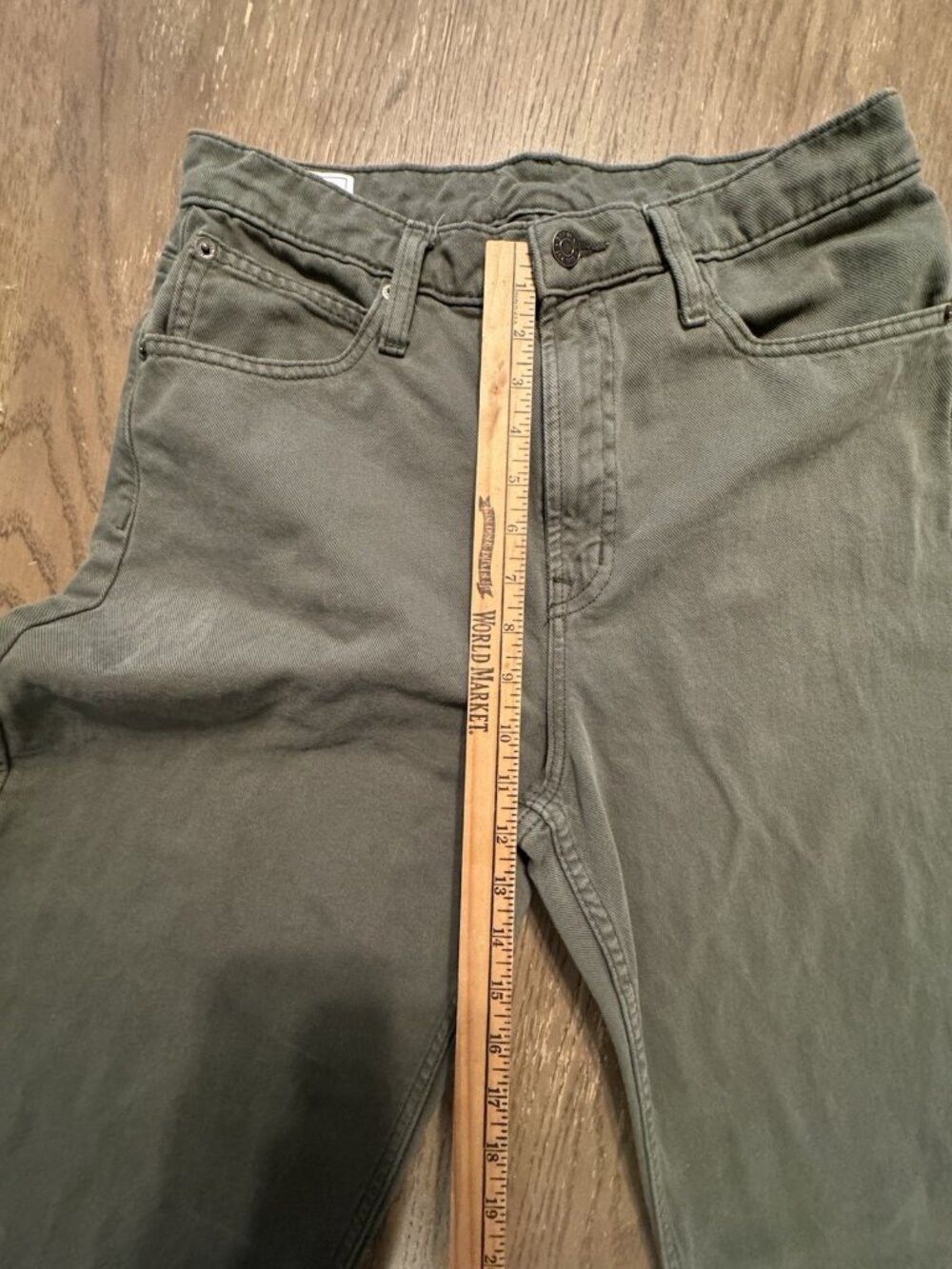 Gap Women Olive Barrel High Rise 29/8 Tall Mesculen Green Jeans 739238 - Picture 6 of 12